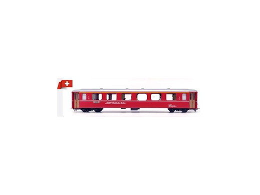 N 1:150 RhB - Carrozza 1' cl. EW I, Lackierung Rot scuro, porte oro Ep.IV/V