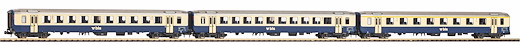 N 3er Set EW I 1x 1. Klasse und 2x 2. Klasse BLS V, Privatbahn