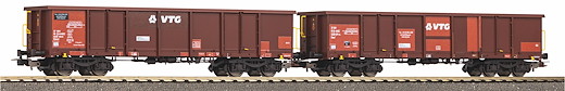 2er Set Offene Güterwagen Eaos Rübenverkehr CH VTG VI