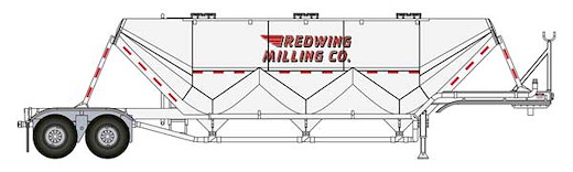 Dry Bulk Trailer Red Wing