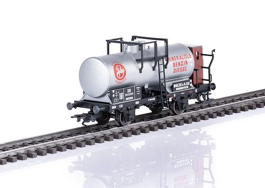 Display Kesselwagen mit zwei Radsätzen, DB
