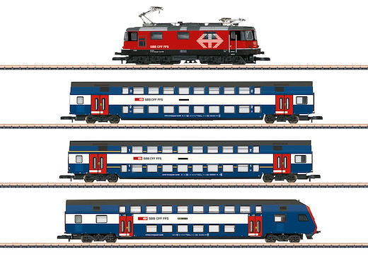 Zugpackung Zürcher S-Bahn SBB mit Re 420 / ZVV Zürich