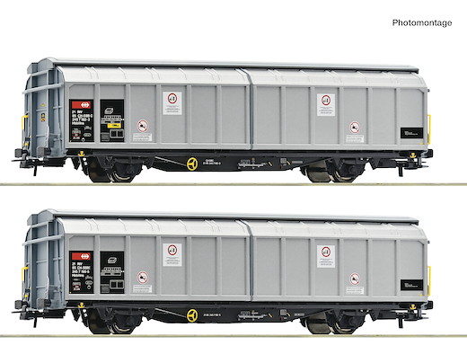 2-tlg. Set: Schiebewandwagen, SBB Cargo