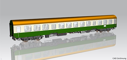 Halberstädter Mitteleinstiegswagen 2. Klasse DR IV
