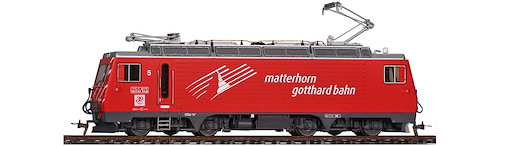 MGB HGe 4/4 II 5 Zahnradlok "30 Jahre Mt.Fuji - Matterhorn"