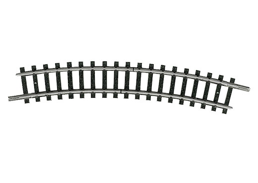 Minitrix Trenngleis gebogen R 2 - 24°