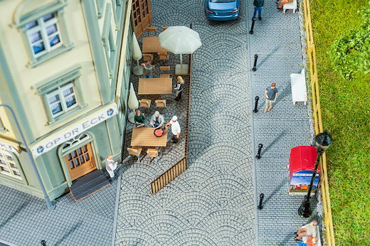 PREMIUM Strassenfolie Römisches Kopfsteinpflaster