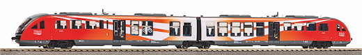 Sound-Dieseltriebwagen "Desiro" Midtjyske Jernbaner VI, inkl. PIKO Sound-Decoder, Privatbahn