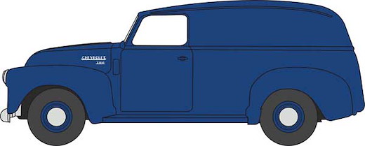 Chevy 3100 Panel Van blue