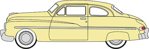 Mercury 8 Coupe yellow