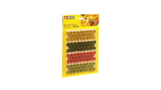 Grasbüschel XL blühend rot, gelb, hell-, dunkelgrün, 104 Stück, 9 mm