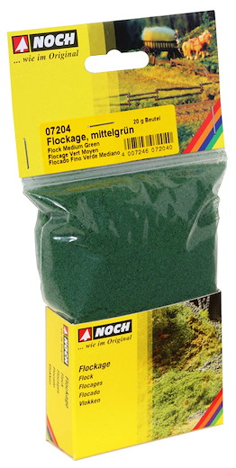 Flockage fein mittelgrün 20g Beutel