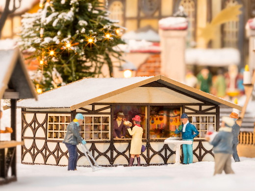 L-C N minis Weihnachtsmarktstand