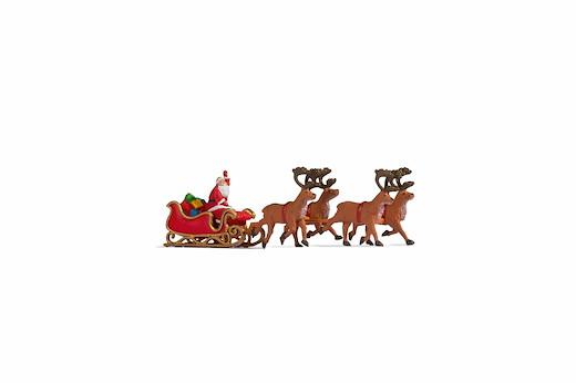 Weihnachtsmann mit Schlitten