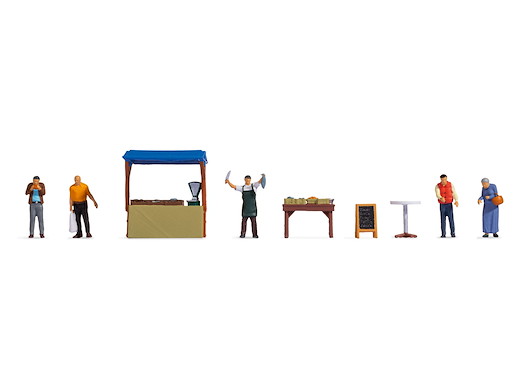 Figuren-Themenwelt Fischstand