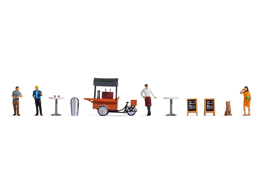 Figuren-Themenwelt Kaffeestand