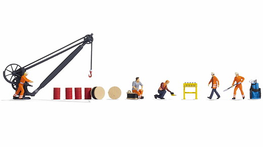 Figuren-Themenwelt Bahnbetriebswerk