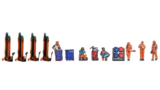 Figuren-Themenwelt Bahnbetriebswerk