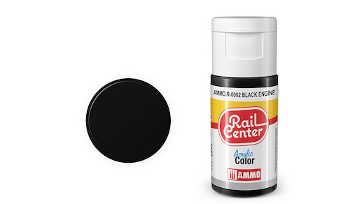 Motorschwarz, Acrylfarbe 20 ml
