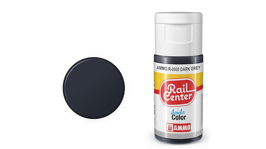 Dunkelgrau, Acrylfarbe 20 ml