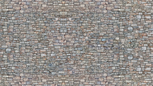 3D-Kartonplatte Bruchsteinmauer