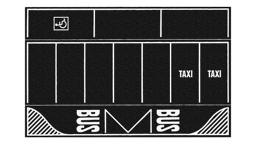 Parkplatz Asphalt