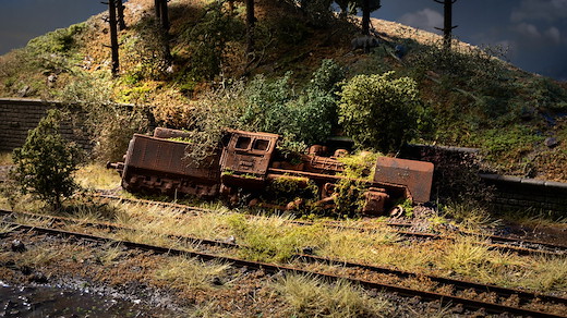 Vergessener Ort - Lokomotive