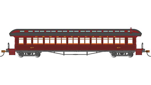 60'Pass Car PRR 8177