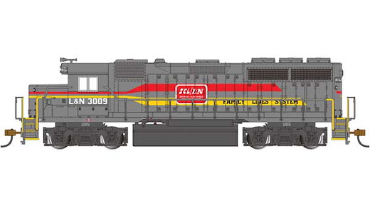 GP40 Diesel DCC L&N 3009, Privatbahn