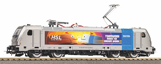 Sound-E-Lok BR 187 HSL VI Wechselstromversion, inkl. PIKO Sound-Decoder, Privatbahn