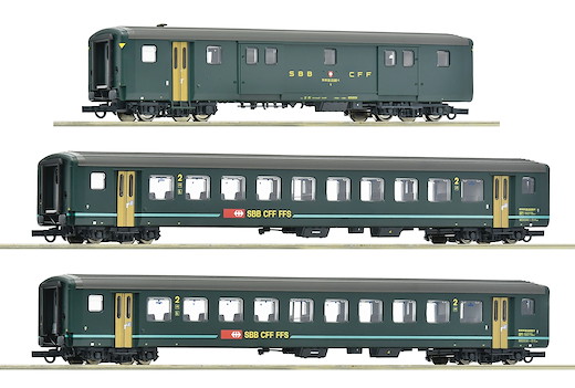 3-tlg. Set 1: „IR 1617“, SBB