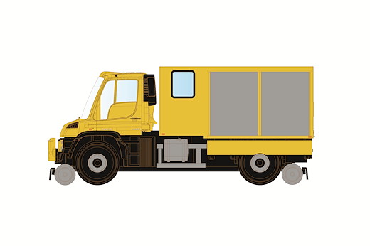 Zweiwege Unimog U423, Ep.VI, neutral, DC/DCC, SERSA