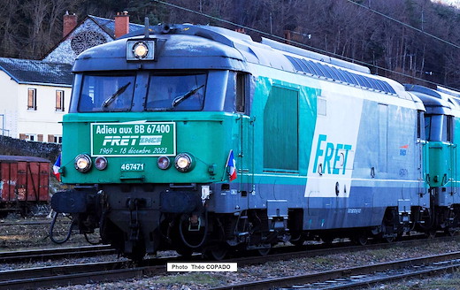 SNCF Diesellok BB 67400 Adieu aux BB 67400 Fret, Ep. V, DC