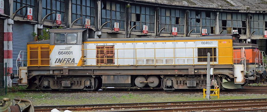 SNCF Diesellok BB 66400 INFRA, Ep. V, DC