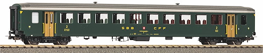 Personenwagen EW I 2. Klasse alte Schrift SBB IV