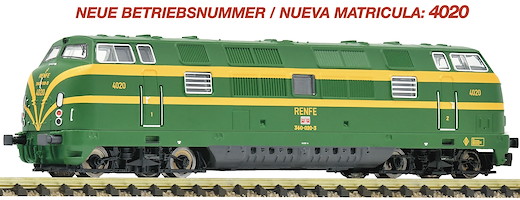 Diesellokomotive 340-020-3, RENFE