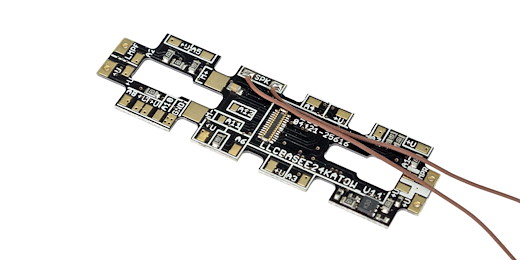 Adapterplatine, Für Kato USA N WideBody,  für E24 Interface
