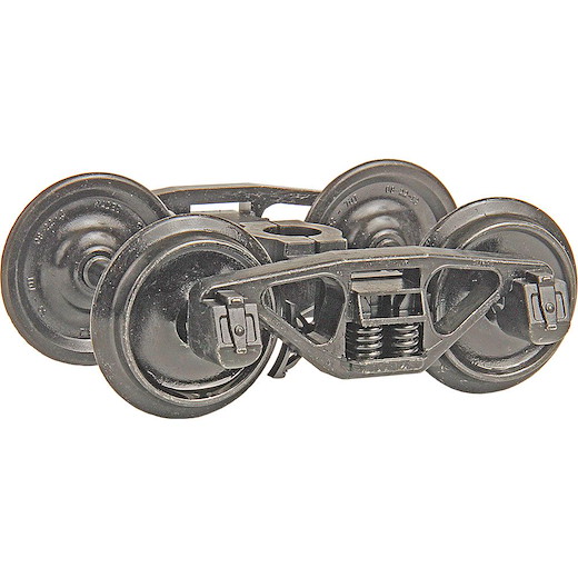 #970 Large Scale, G Scale (1:29) A.S.F. A-3 Ride-Control Metal Trucks with 33" Smooth Back Metal Wheels