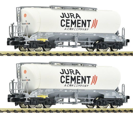 2-tlg. Set: Silowagen, Wascosa/Jura Cement, Privatbahn