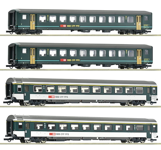 4-tlg. Set 2: „IR 1617“, SBB