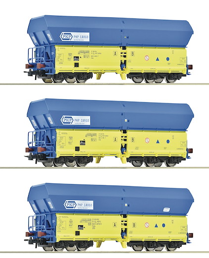 3-tlg. Set: Selbstentladewagen, PKP