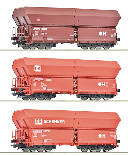 3-tlg. Set: Selbstentladewagen, DB AG