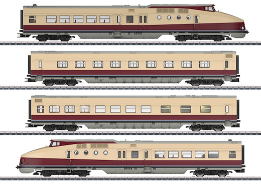 Diesel-Schnelltriebwagenzug VT 18.16, DR