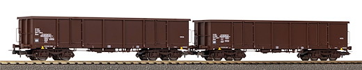2er Set Hochbordwagen Eaos ÖBB V