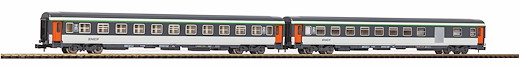 N 2er Set Abteilwagen 2 Klasse + 2 Klasse Gepäckabteilwagen SNCF IV/V