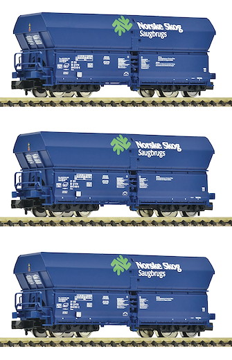 3-tlg. Set: Selbstentladewagen „Norske Skog“, VTG
