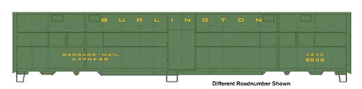 CBQ Trp Exp Car CB&Q 8799