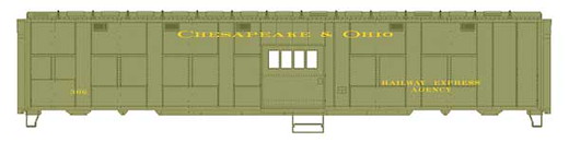 C&O Trp Exp Car C&O 366