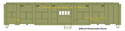 C&O Trp Exp Car C&O 373
