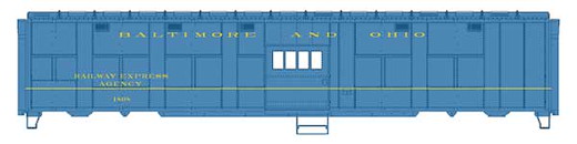 C&O Trp Exp Car B&O 1808